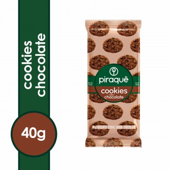 BISCOITO PIRAQUE COOKIES 40G CHOCOLATE