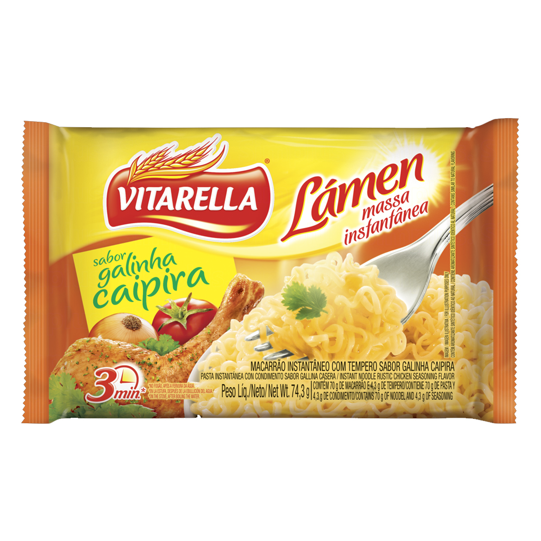 MACARRAO VITARELLA INSTANTANEO LAMEN 74,3 GALINHA CAIPIRA