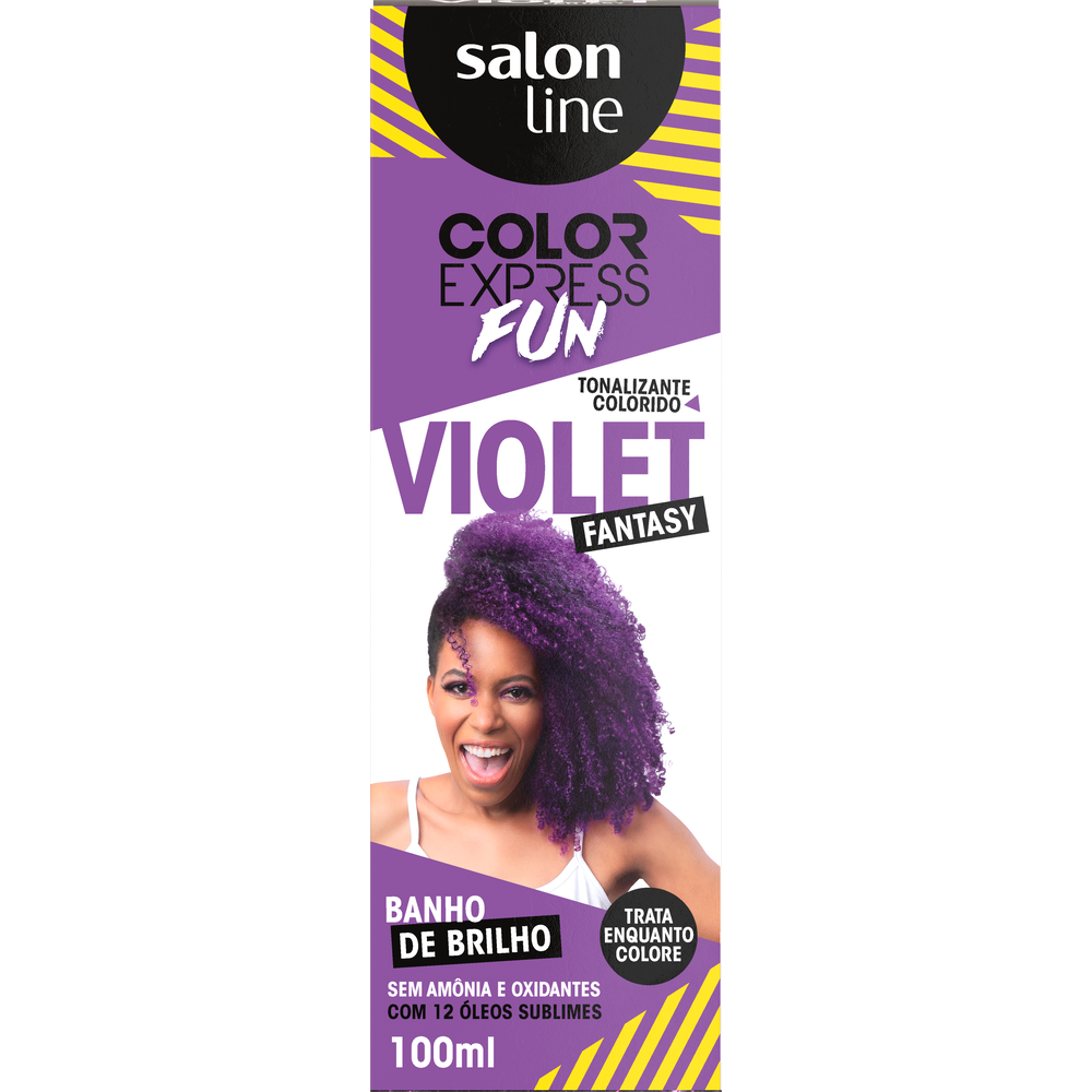 COLORACAO COLOR EXP SALON LINE KIT FUN 100ML VIOLET FANTASY