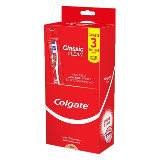 ESCOVA DENTAL COLGATE CLASSIC L12 P9 CLEAN