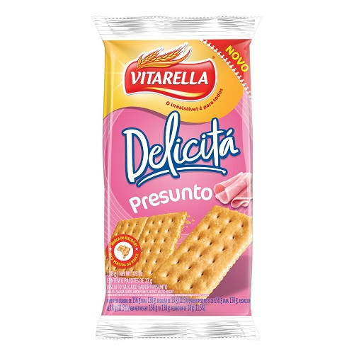 BISCOITO VITARELLA DELICITA SALGADO 138G PRESUNTO