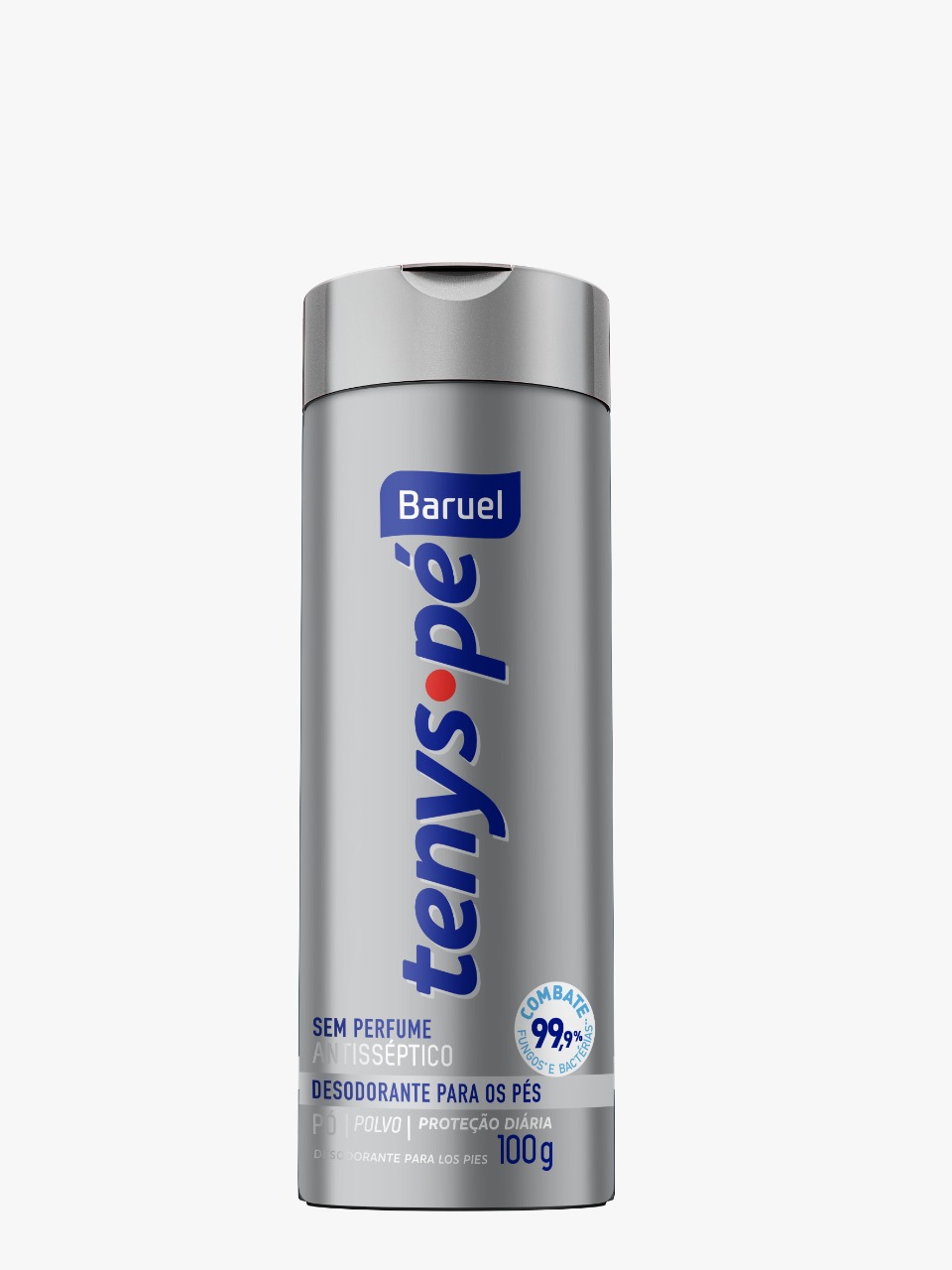 TALCO TENYS PE BARUEL 100G SEM PERFUME
