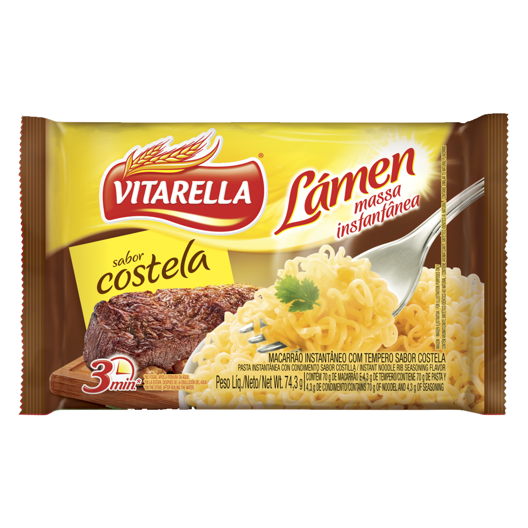 MACARRAO VITARELLA INSTANTANEO LAMEN 74,3 COSTELA
