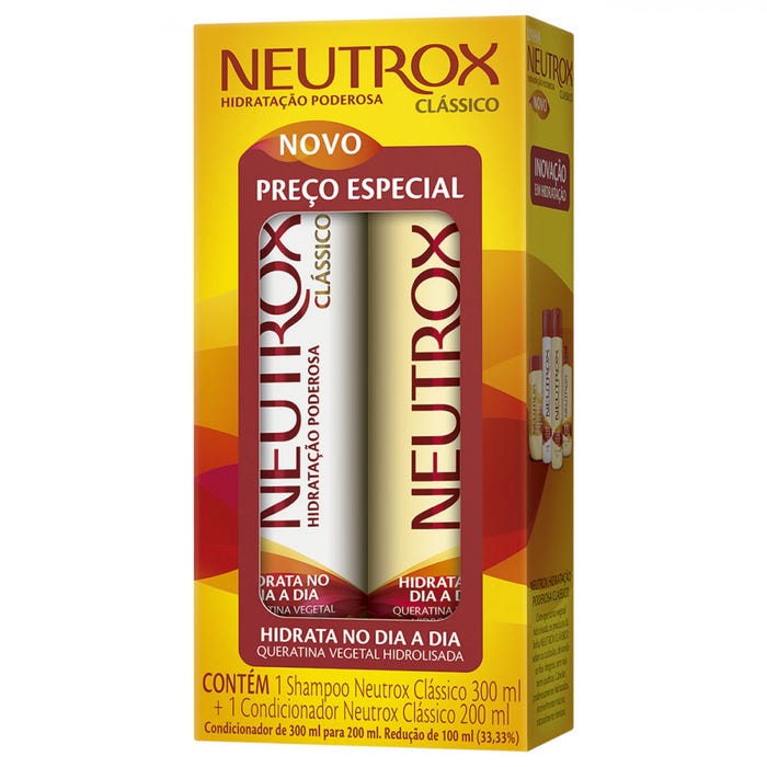 SHAMPOO NEUTROX 300 + CONDICIONADOR 200ML CLASSICO