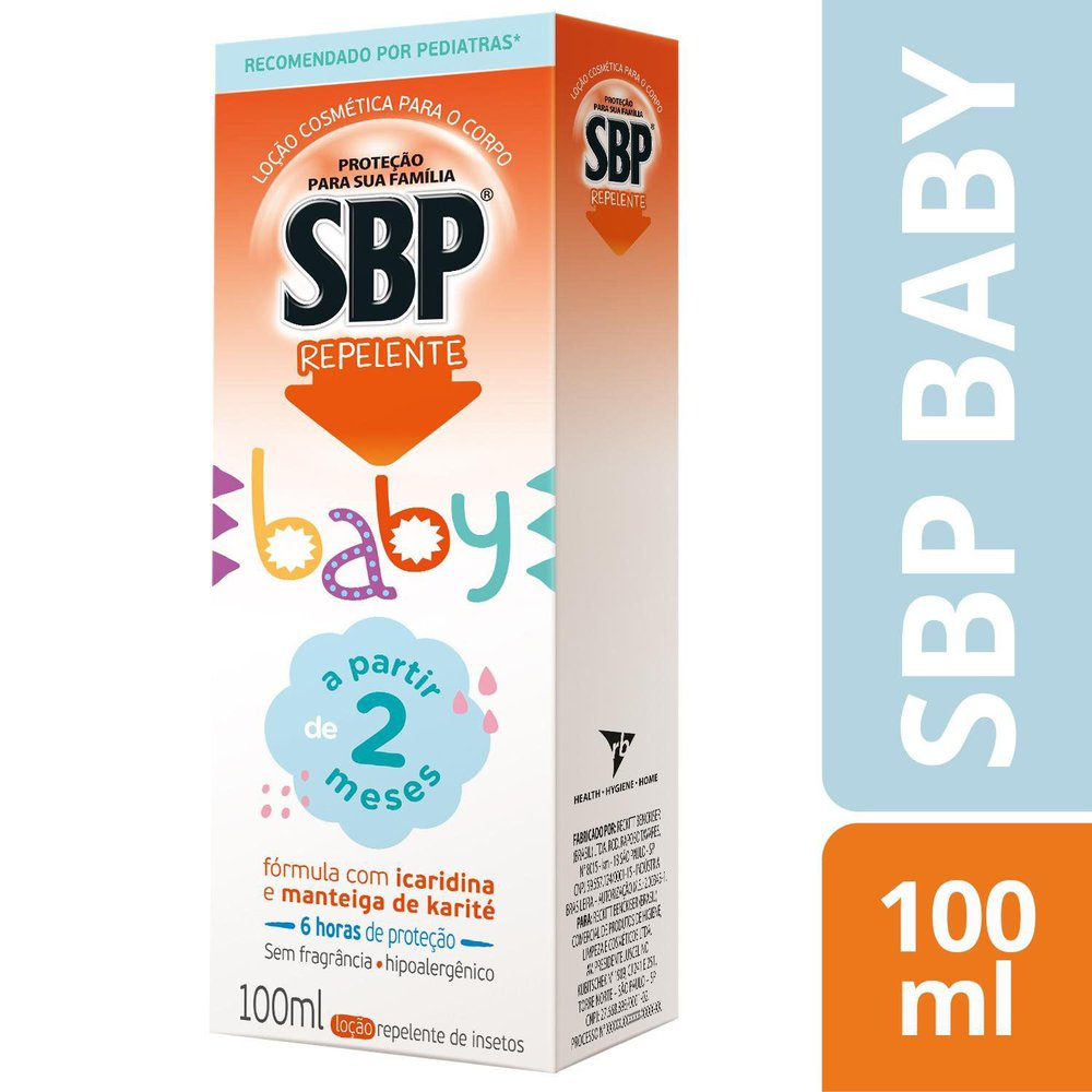 LOCAO SBP REPELENTE 100ML BABY
