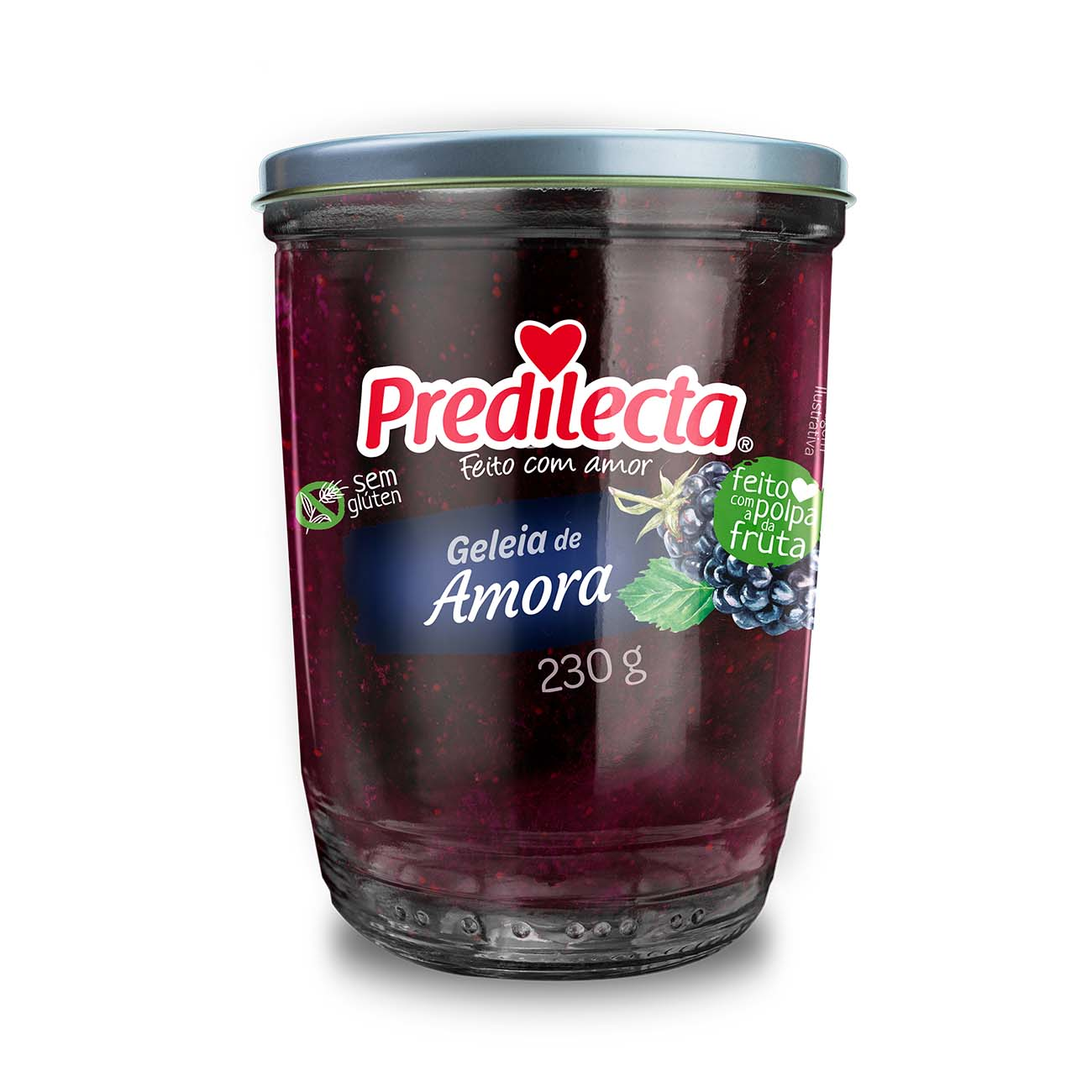 GELEIA PREDILECTA VIDRO 230GR AMORA