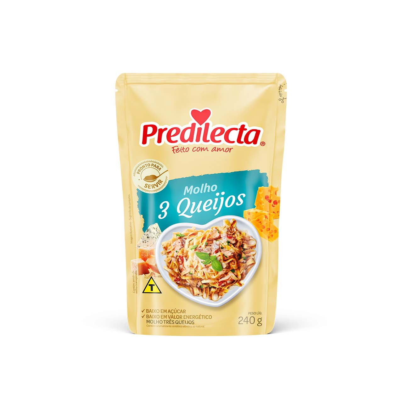 MOLHO PREDILECTA SC 240G TRES QUEIJOS