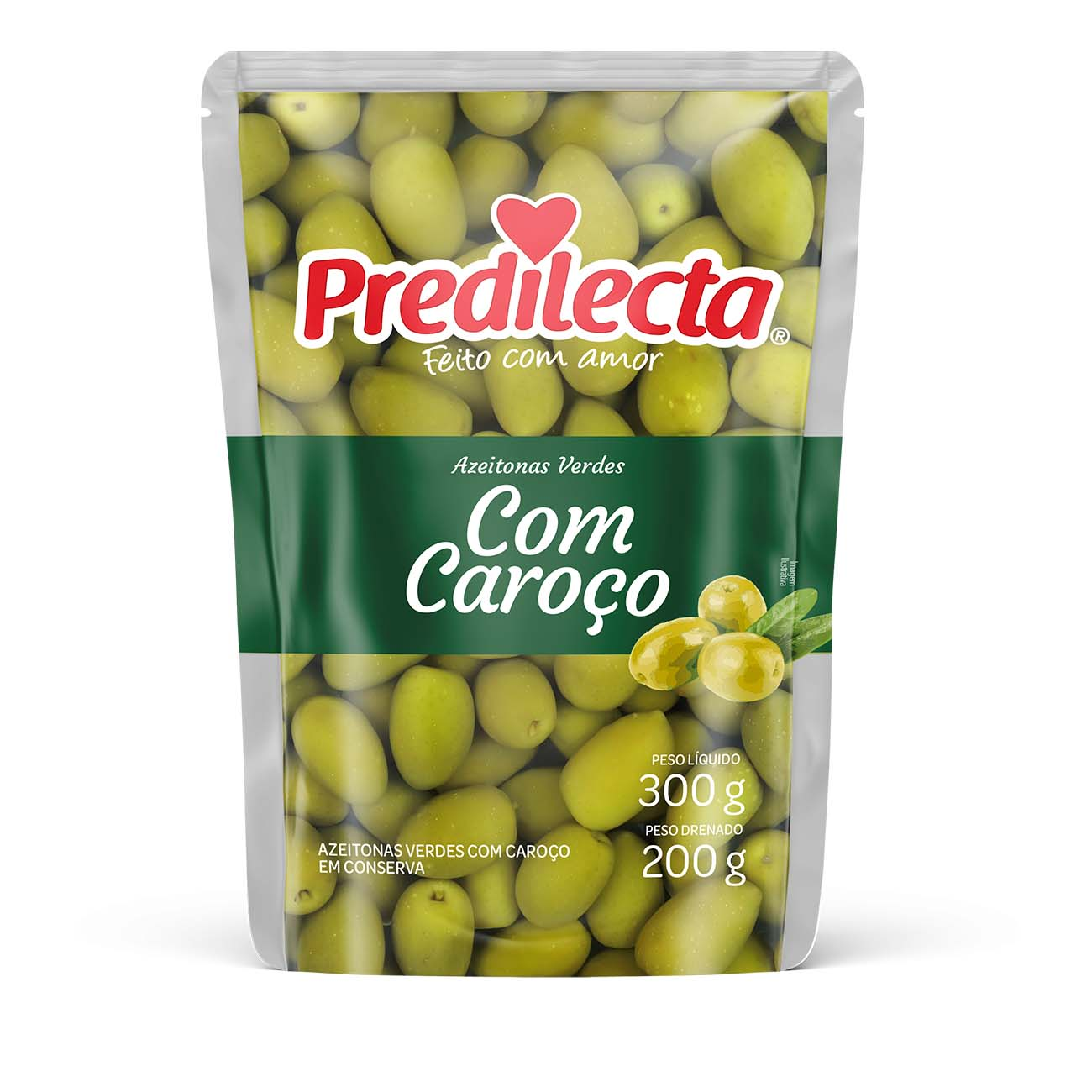 AZEITONA VERDE PREDILECTA SC 200G