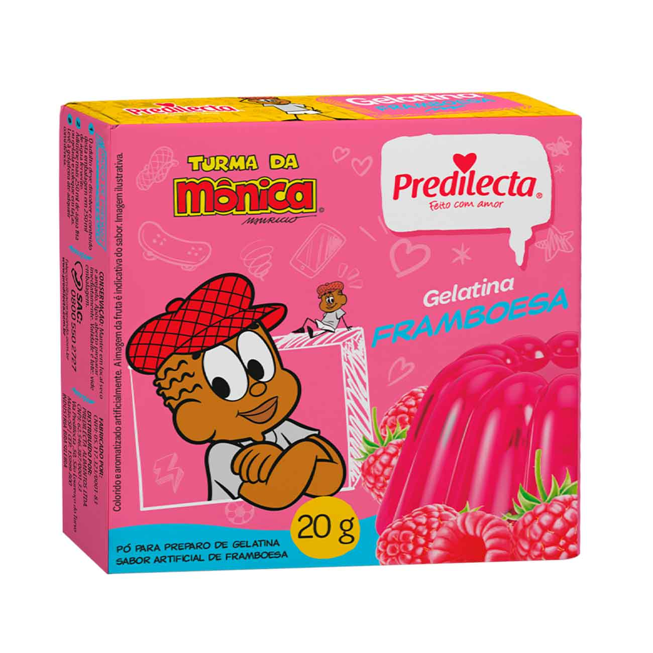 GELATINA PO PREDILECTA 20G FRAMBOESA