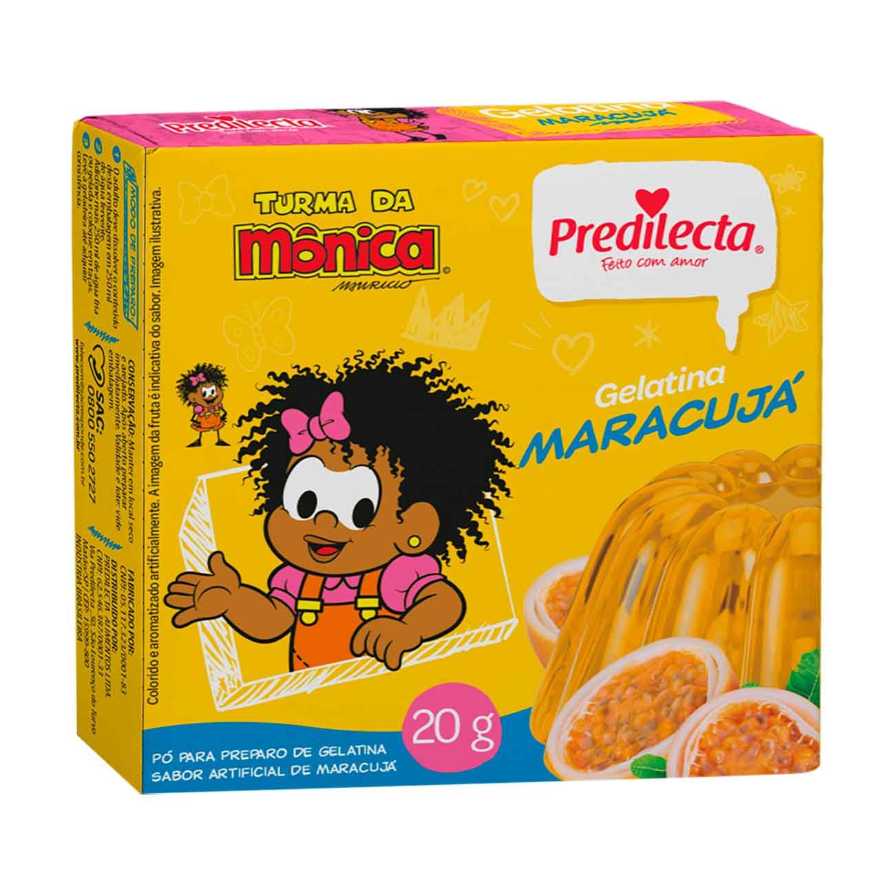 GELATINA PO PREDILECTA 20G MARACUJA