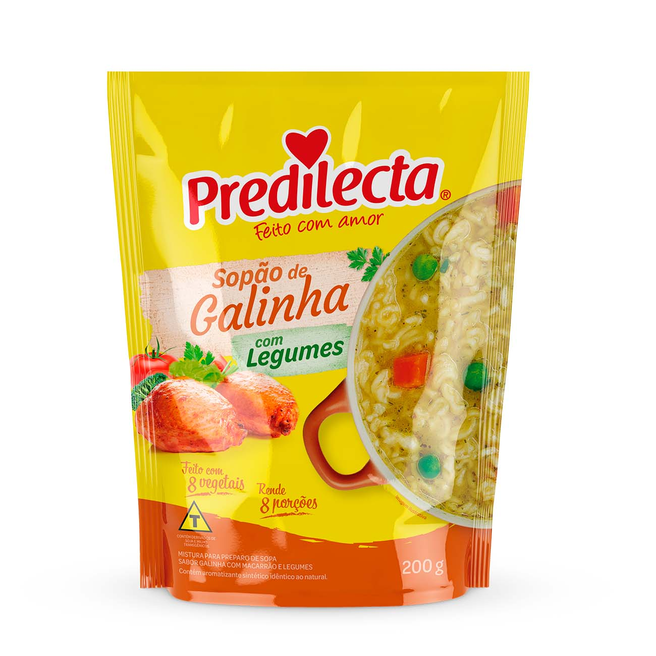 SOPAO PREDILECTA 200G GALINHA C/ LEGUMES