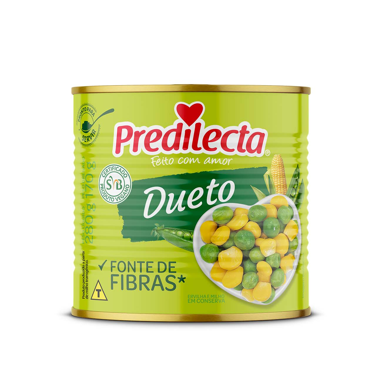 DUETO MILHO/ERVILHA PREDILECTA 170G