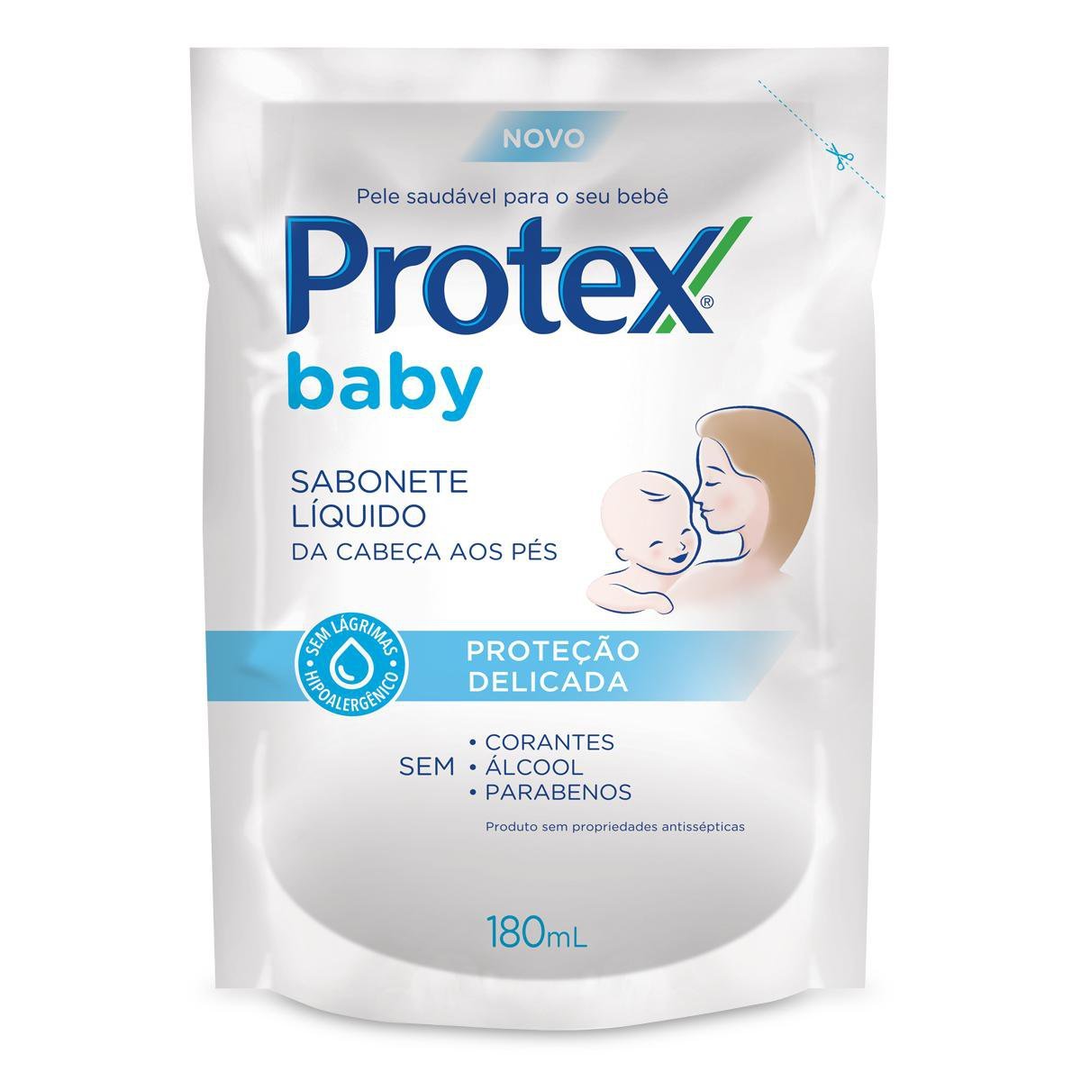 SABONETE LIQUIDO PROTEX 180ML BABY PROTECAO DELICADA