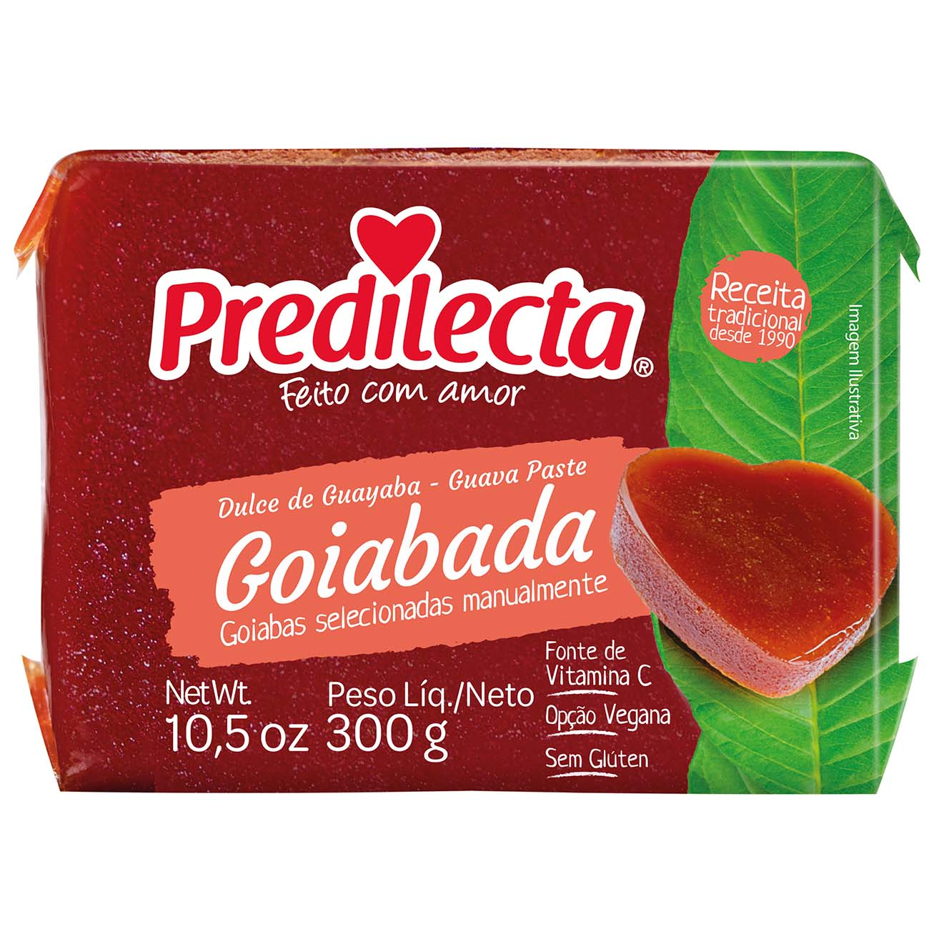 GOIABADA PREDILECTA 300G TRADICIONAL FLOW PACK