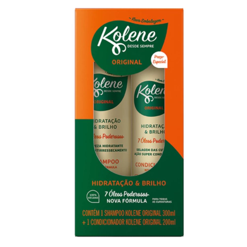 SHAMPOO KOLENE 300ML + CONDICIONADOR 200ML ORIGINAL