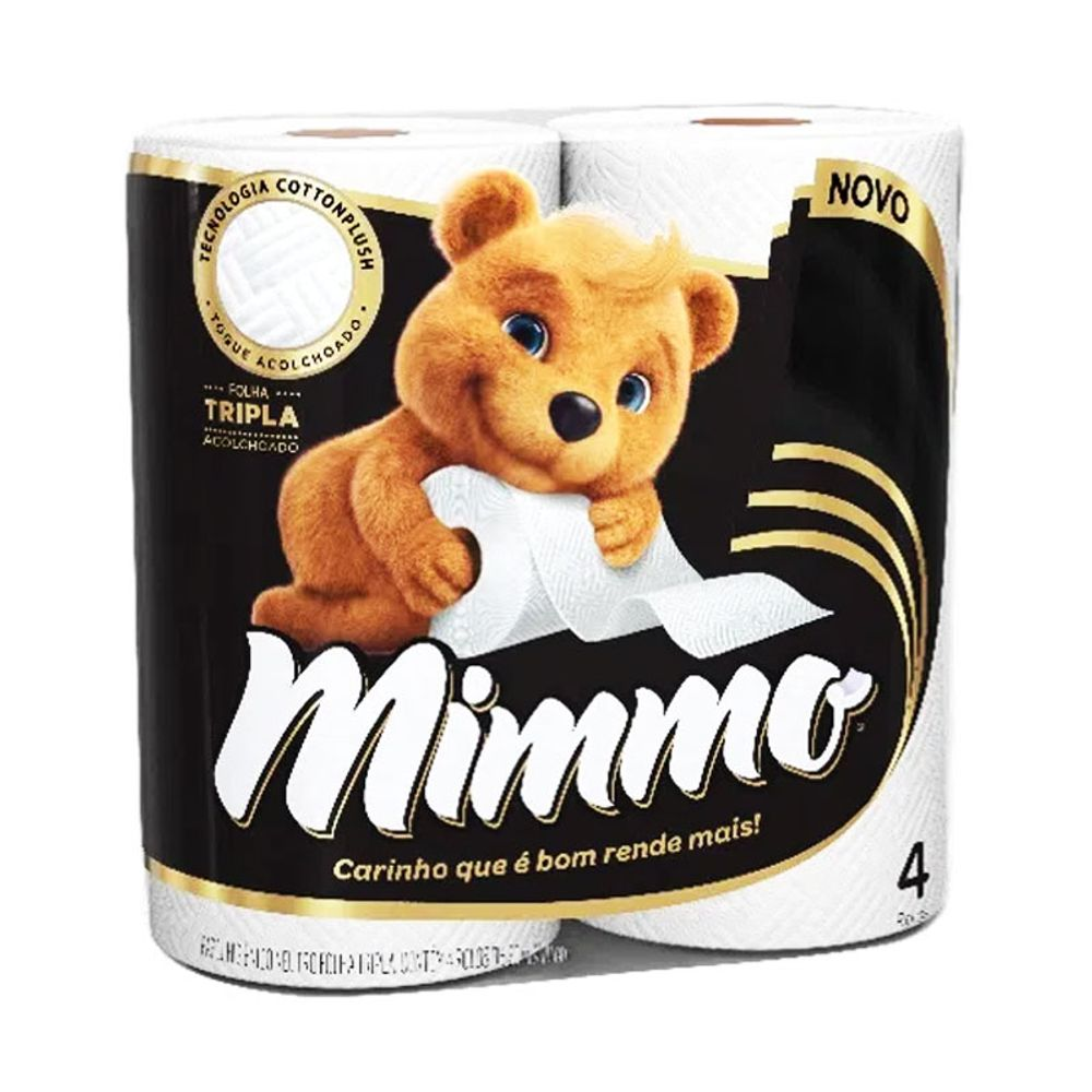 PAPEL HIGIENICO MIMMO FT 20M C/4UN NEUTRO