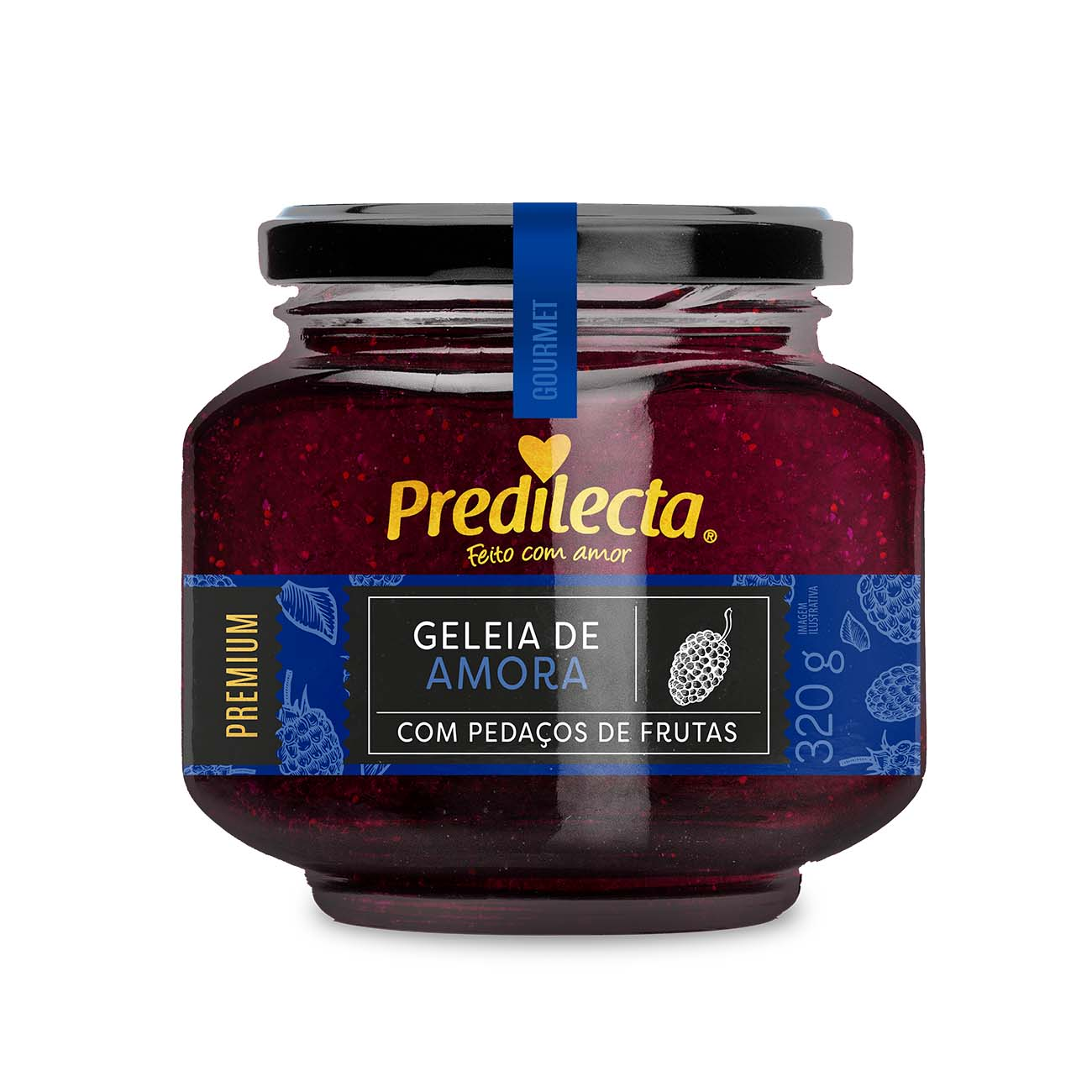 GELEIA PREDILECTA PREMIUM VIDRO 320G AMORA