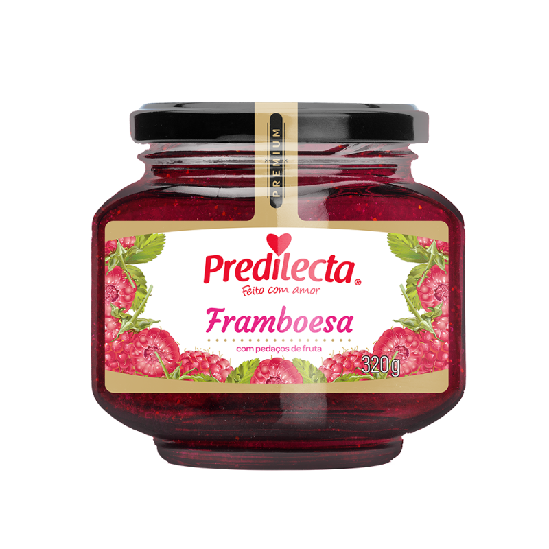GELEIA PREDILECTA PREMIUM VIDRO 320G FRAMBOESA