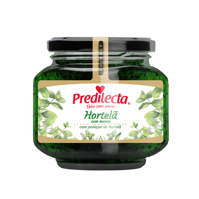 GELEIA PREDILECTA PREMIUM VIDRO 320G HORTELA COM MENTA