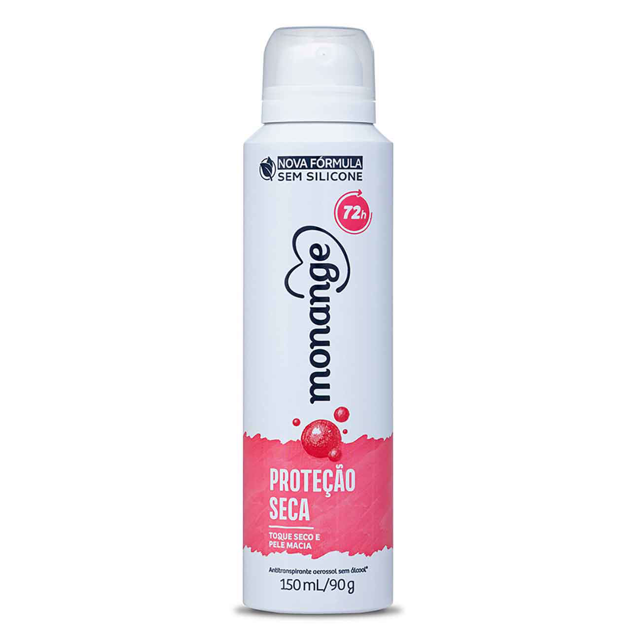 DESODORANTE AEROSSOL MONANGE 72H 150ML PROTECAO SECA