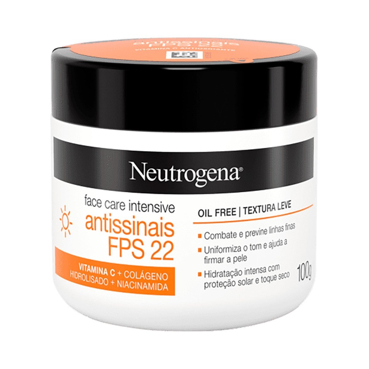 NEUTROGENA FACE CARE INTENSIVE 100G ANTISSINAIS FPS 22