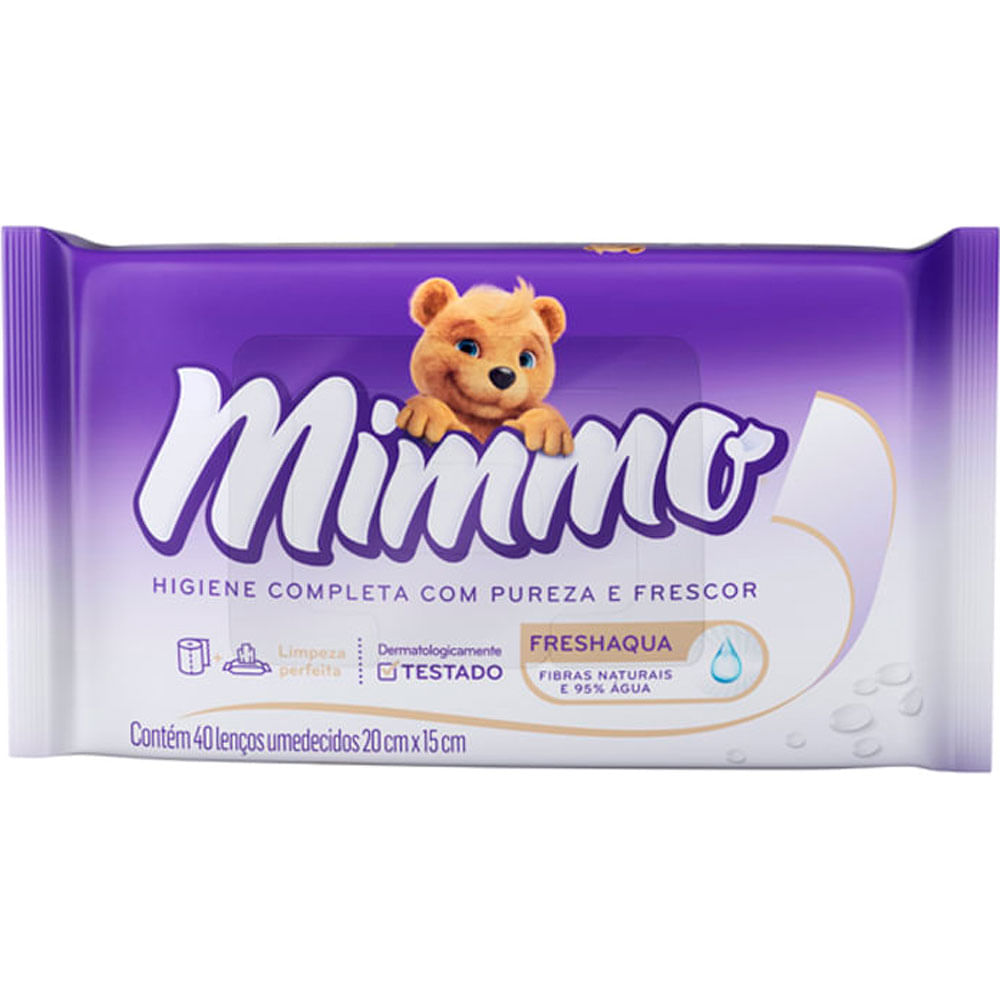 LENCO UMED MIMMO C/40 FRESH AGUA