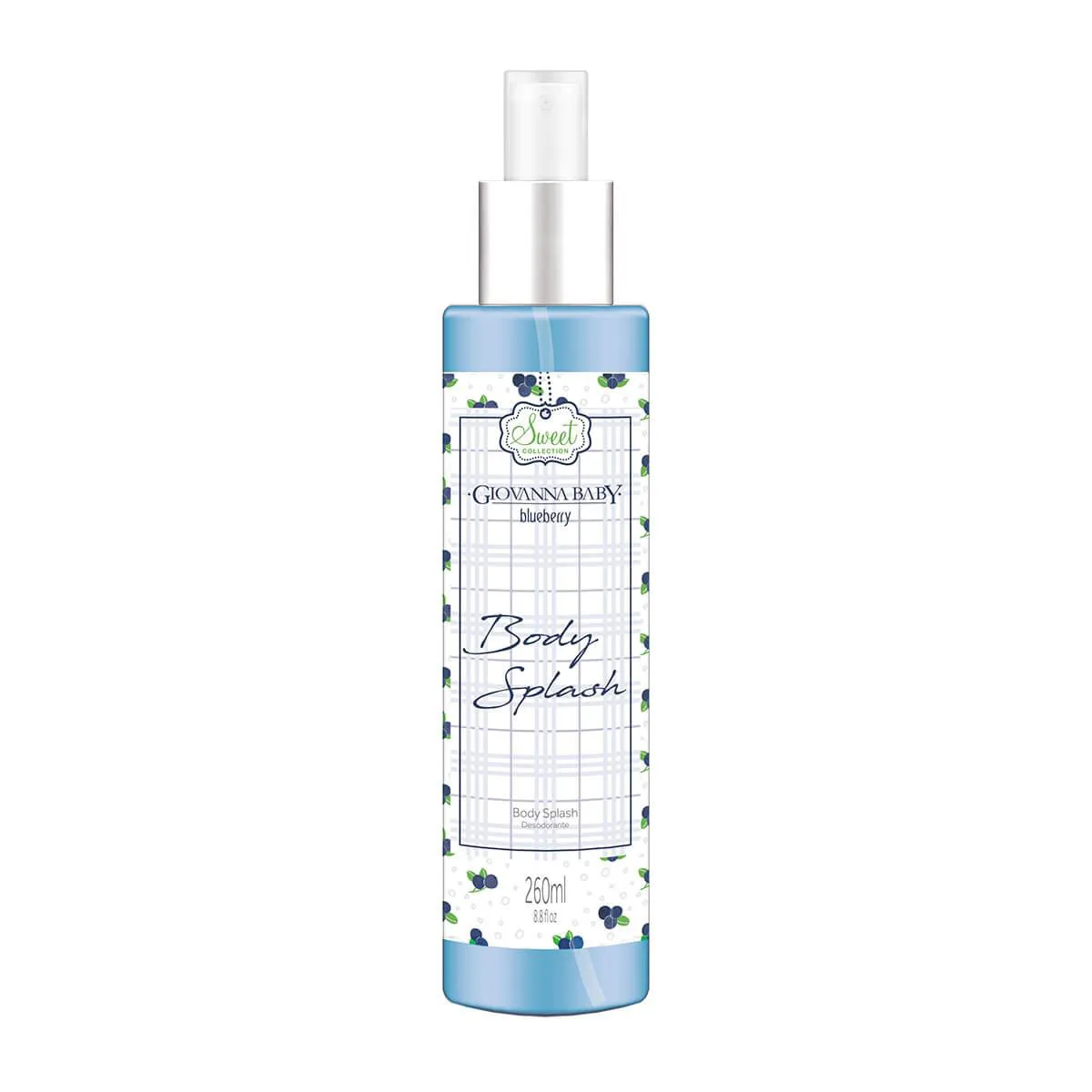 DESODORANTE CORPORAL GIOVANNA BABY BODY SPLASH 260ML BLUEBERRY