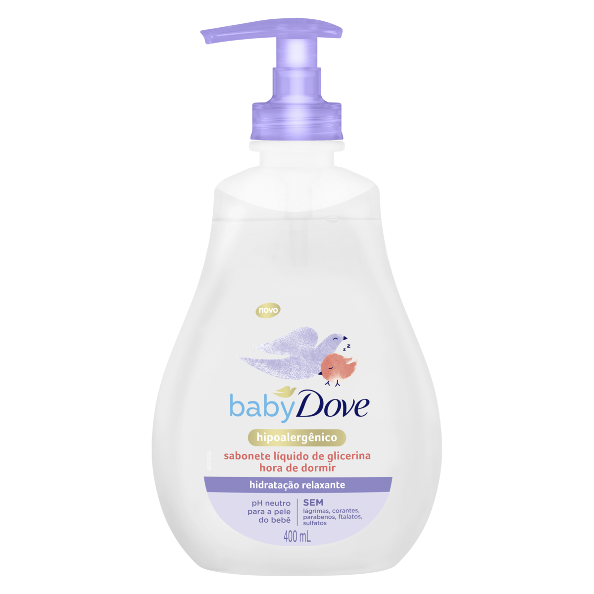 SABONETE INFANTIL LIQUIDO DOVE BABY 400ML HORA DE DORMIR