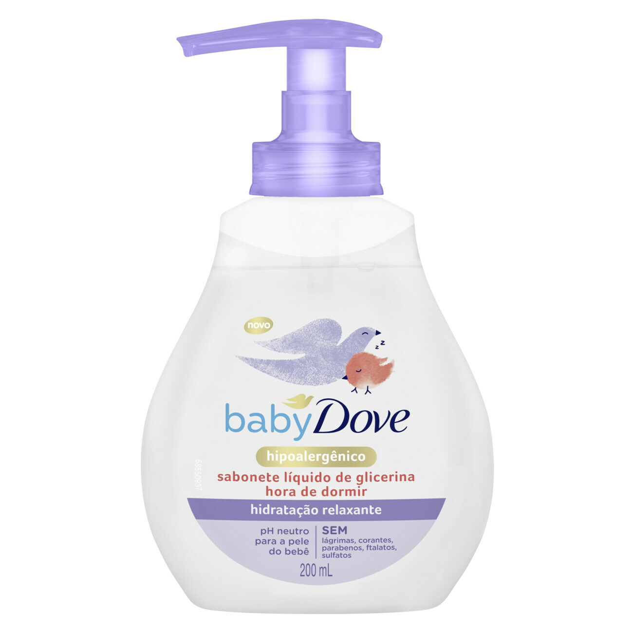 SABONETE INFANTIL LIQUIDO DOVE BABY 200ML HORA DE DORMIR