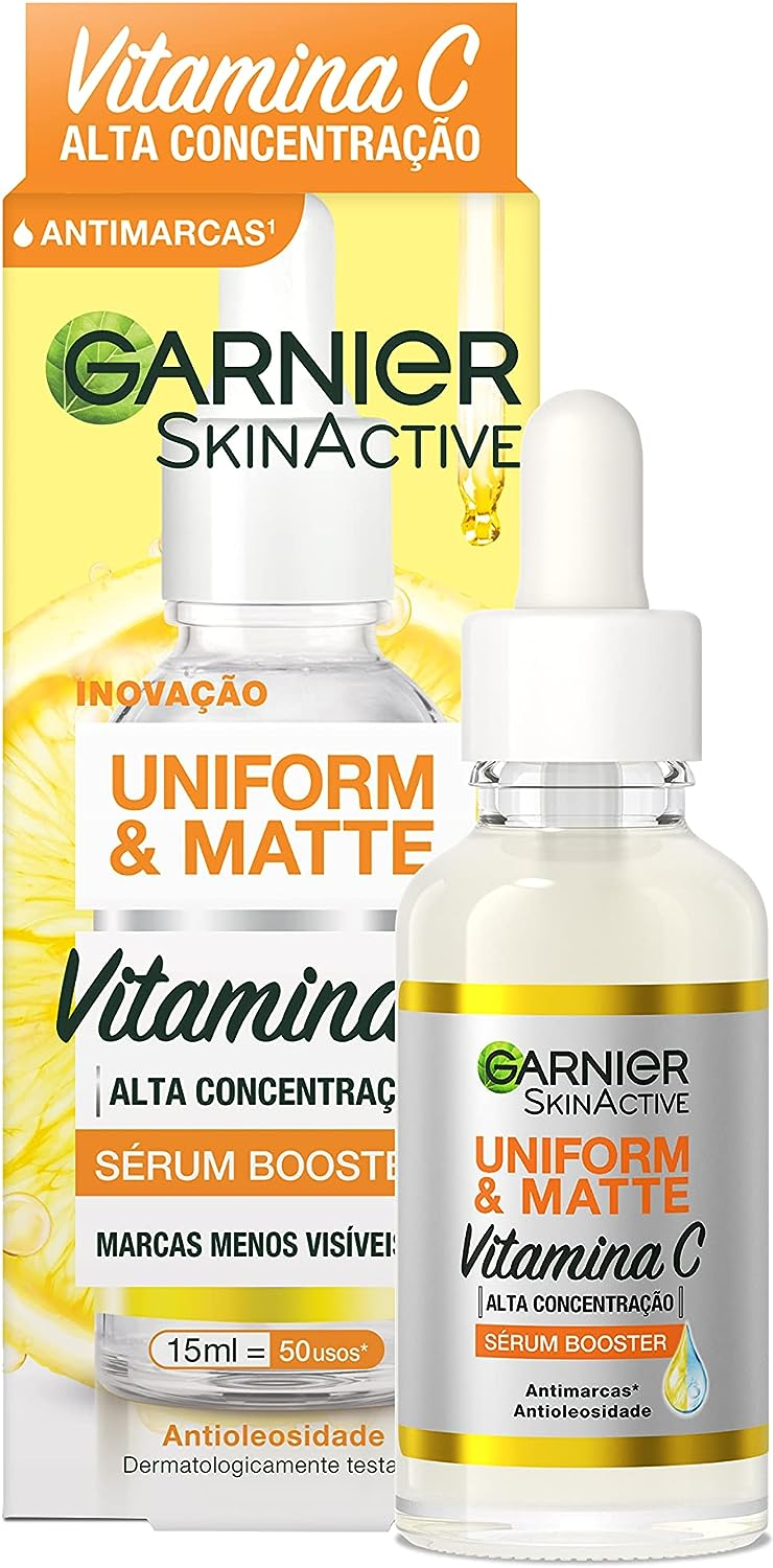 SERUM GARNIER BOOSTER 30ML UNIFORM&MATTE C/ VIT C