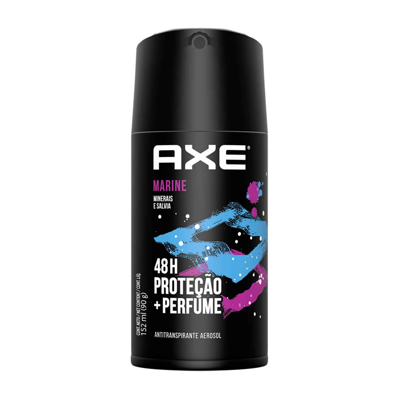 DESODORANTE AEROSOL AXE COMPACT 90GR MARINE