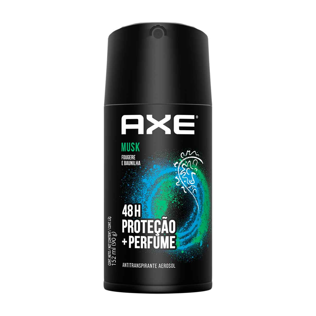 DESODORANTE AEROSOL AXE COMPACT 90GR MUSK