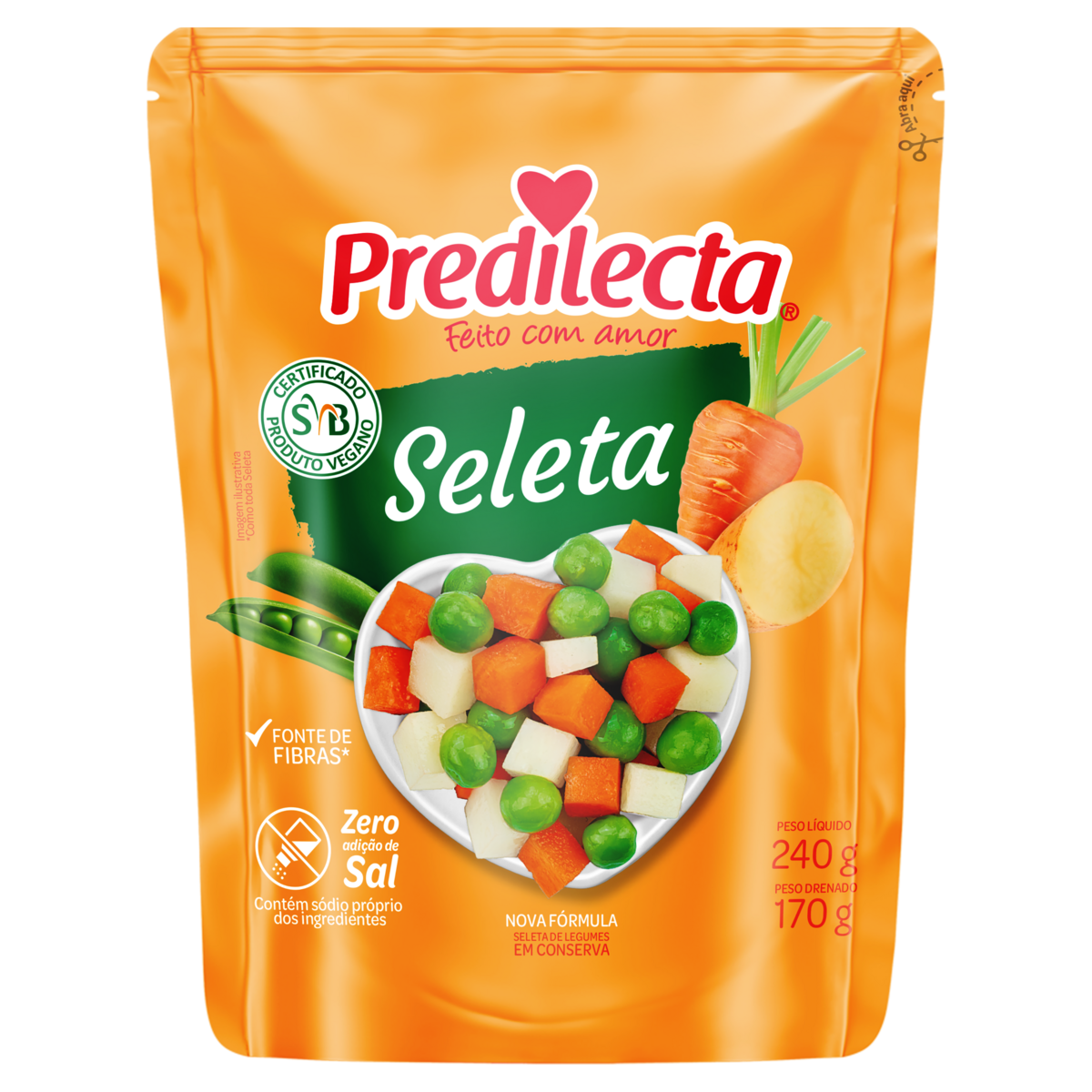 SELETA DE VEGETAIS PREDILETA 170G