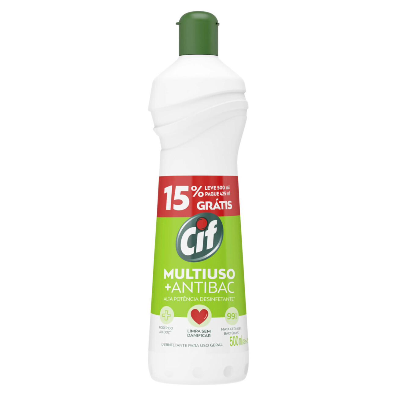 LIMPADOR CIF MULTIUSO+ANTIBAC 15%GTS