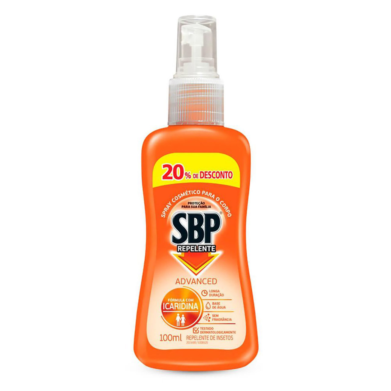 LOCAO SBP REPELENTE 100ML GTS 20ML