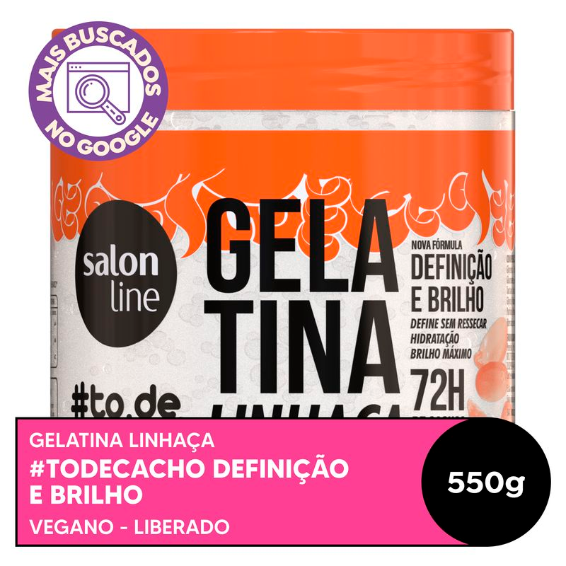 GELATINA SALON LINE 550G TODECACHO LINHACA