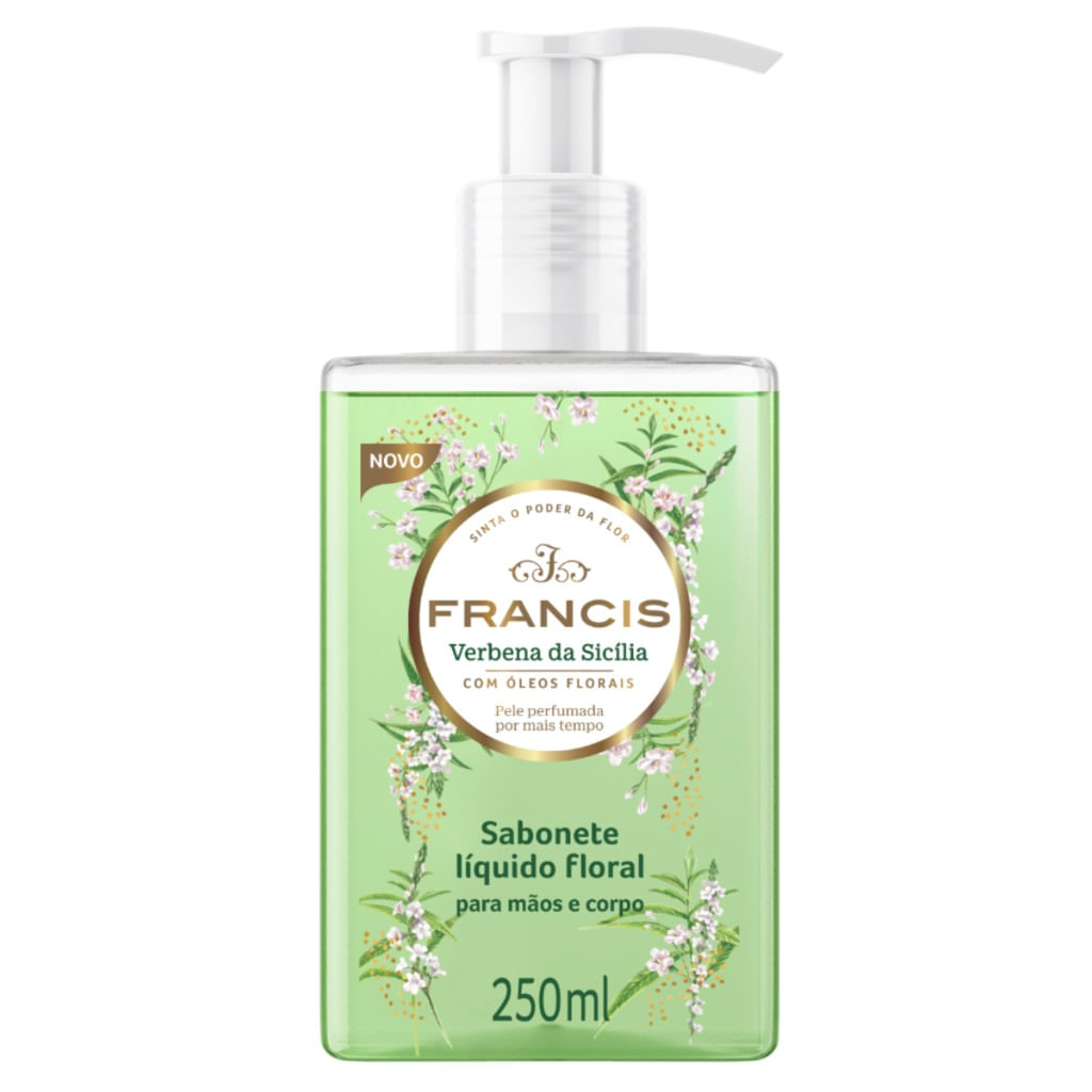 SABONETE LIQUIDO PUMP FRANCIS 250ML VERDE