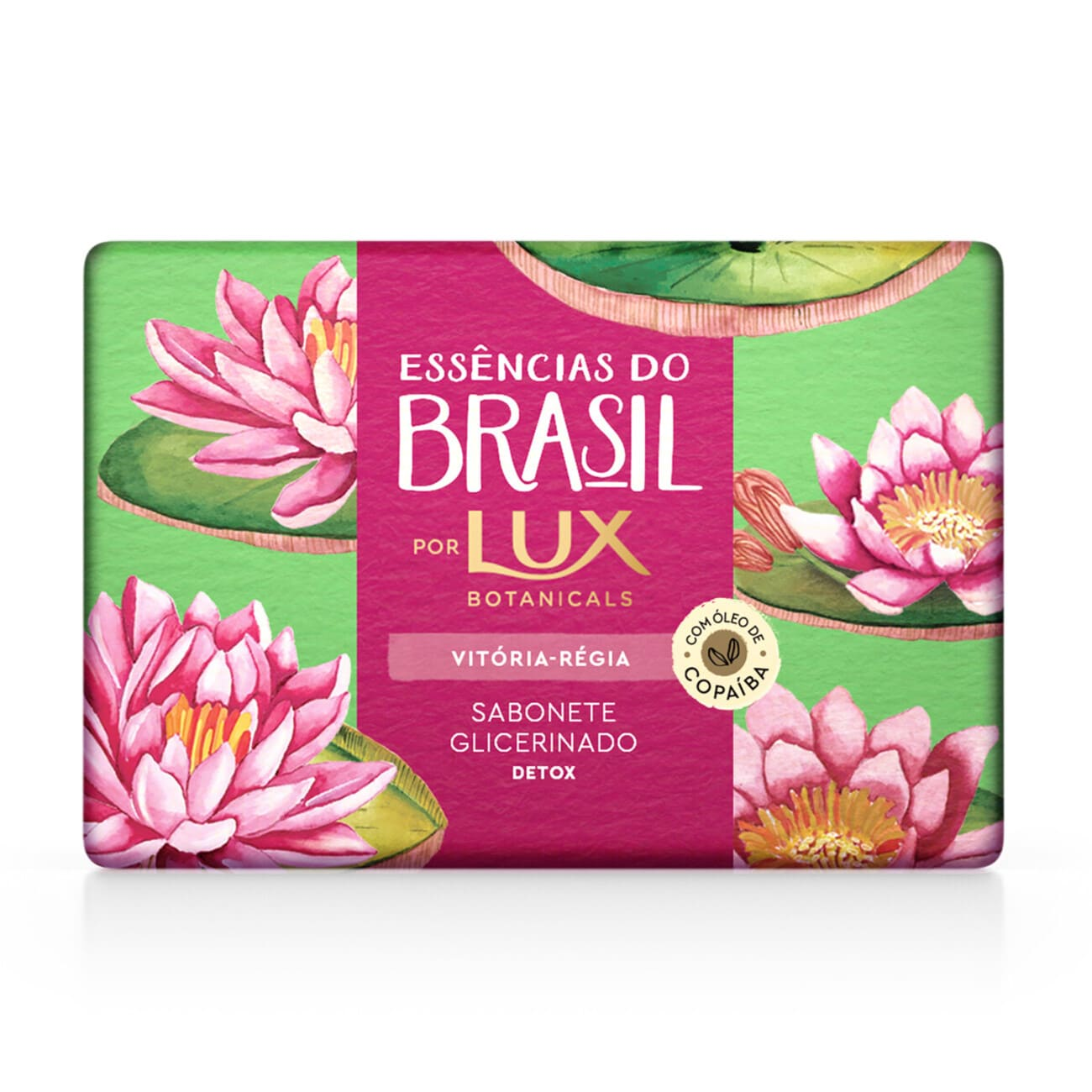 SABONETE LUX EM BARRA ESSENCIA DO BRASIL 120G VITORIA REGIA