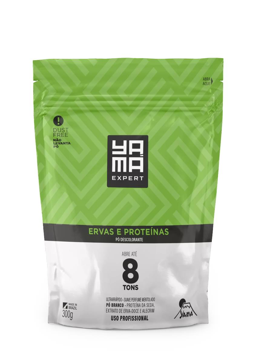 DESCOLORANTE PO YAMA 300G REFIL ERVAS E PROTEINAS