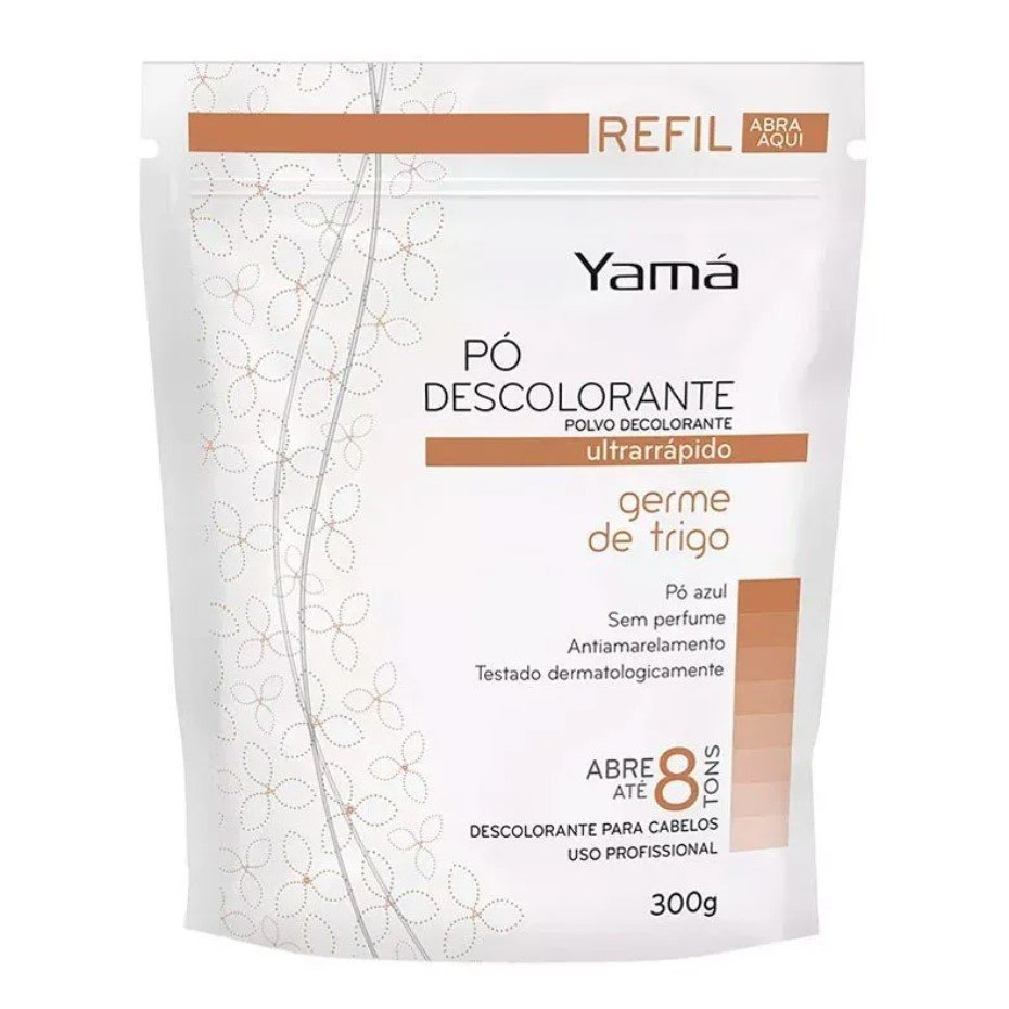 DESCOLORANTE PO YAMA 300G REFIL GERME DE TRIGO