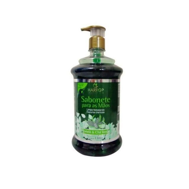 SABONETE LIQUIDO CREMOSO HARROP BECKER 1LT REFIL HORT E CHA VERDE