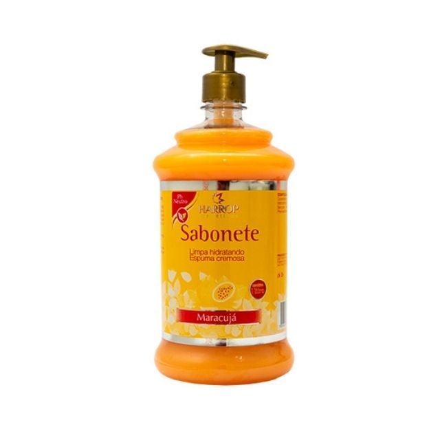 SABONETE LIQUIDO CREMOSO HARROP BECKER 1LT REFIL MARACUJA