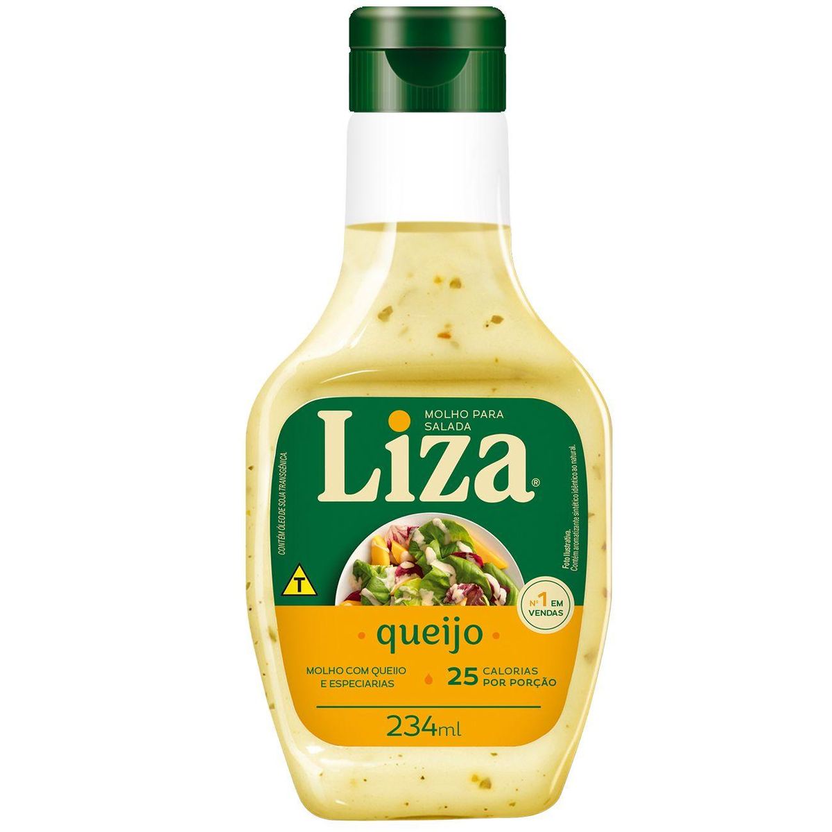 MOLHO SALADA LIZA POTE 234ML QUEIJOS
