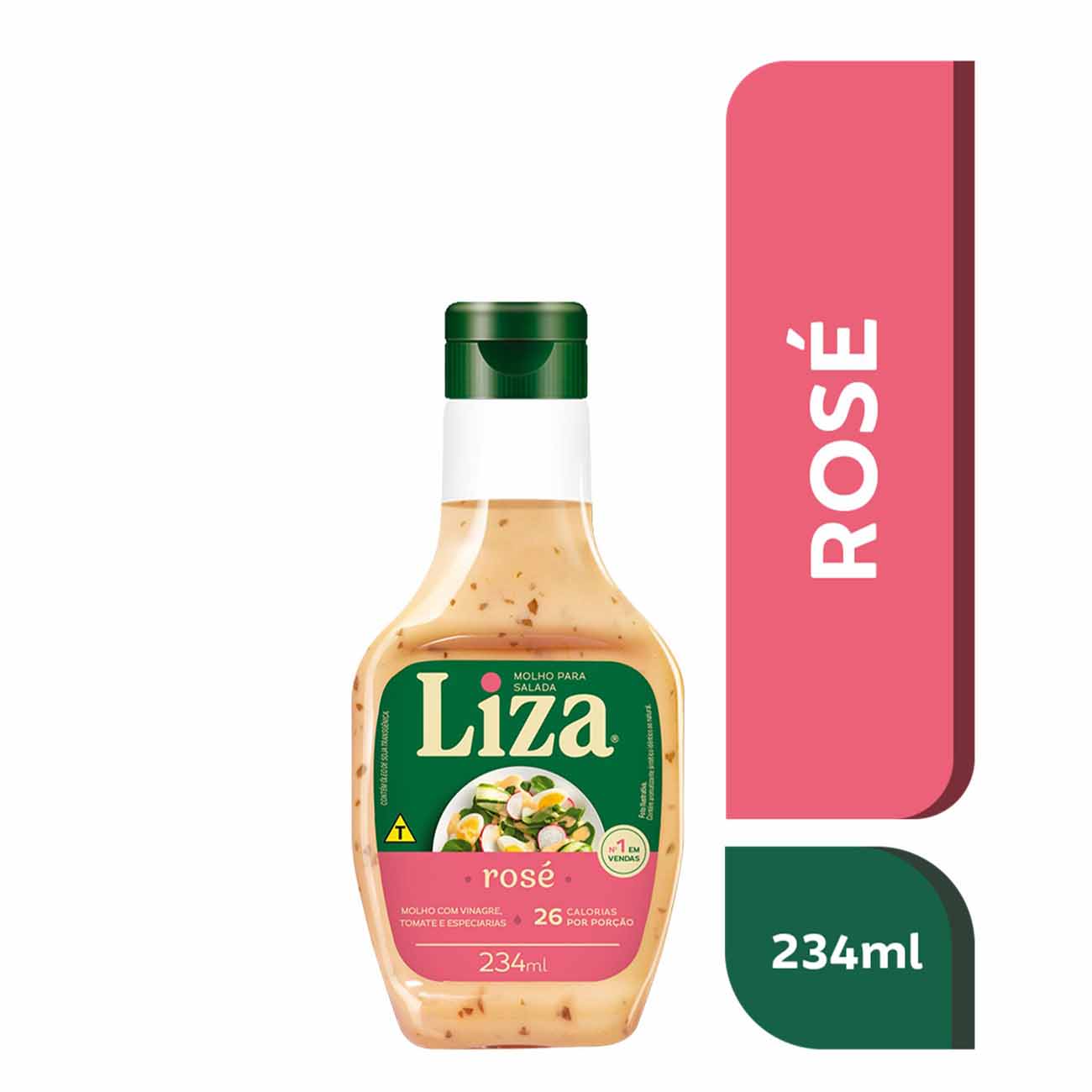 MOLHO SALADA LIZA POTE 234ML ROSE