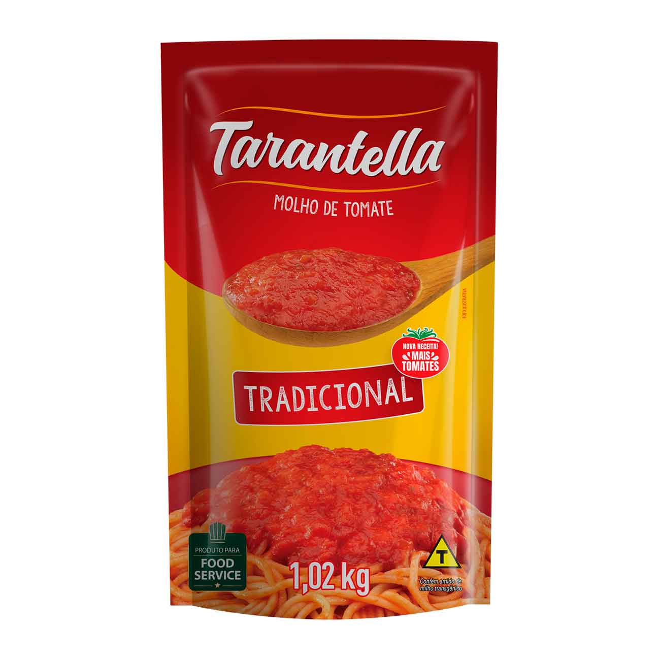 MOLHO TOMATE TARANTELLA SACHE 1,02KG TRADICIONAL