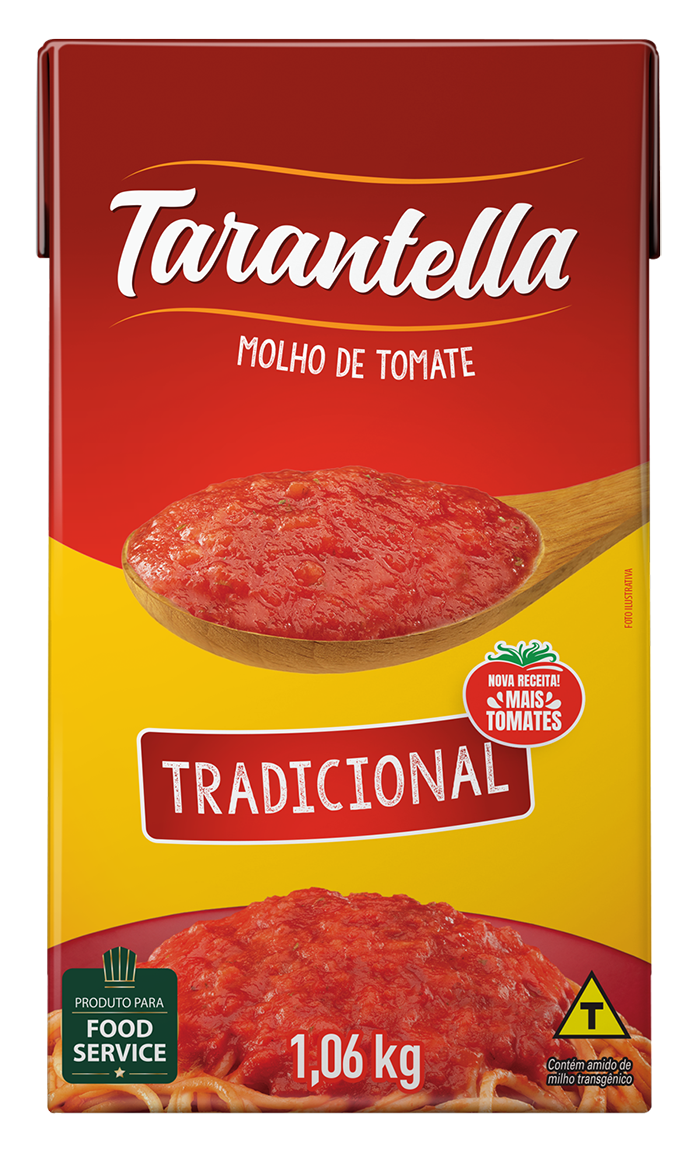 MOLHO TOMATE TARANTELLA TETRA PAK 1,06KG TRADICIONAL