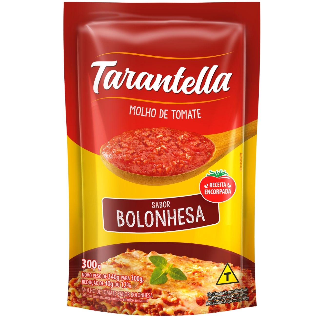 MOLHO TOMATE TARANTELLA SACHE 300GR BOLONHESA