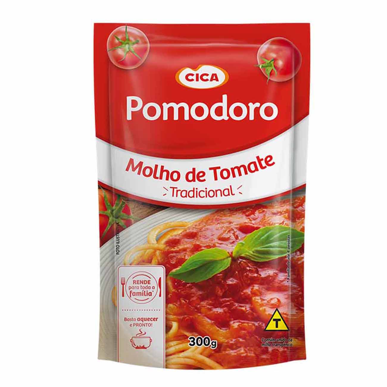 MOLHO TOMATE POMODORO SACHE 300G
