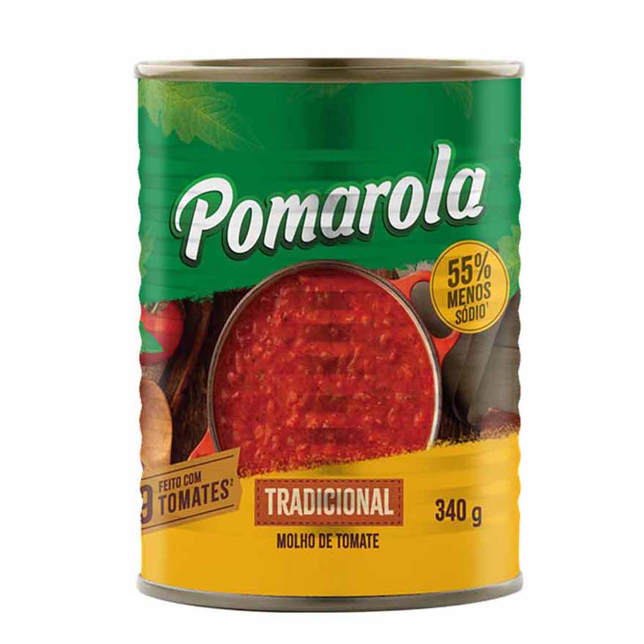 MOLHO TOMATE POMAROLA LT 340G TRADICIONAL