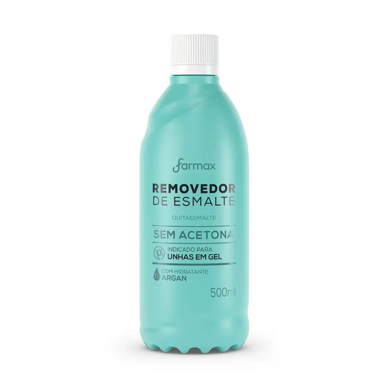 REMOVEDOR SEM/ACETONA FARMAX 500ML ARGAN